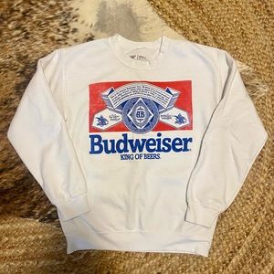 Budweiser crewneck sweatshirt Small